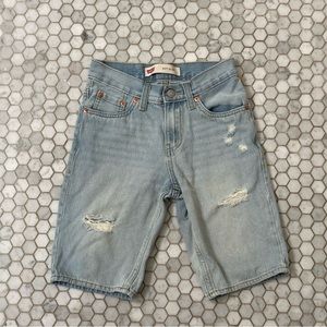 Levi's® Boys' 511 Jean Shorts Slim Short Light Blue Wash Size 10 Reg 25 Waist